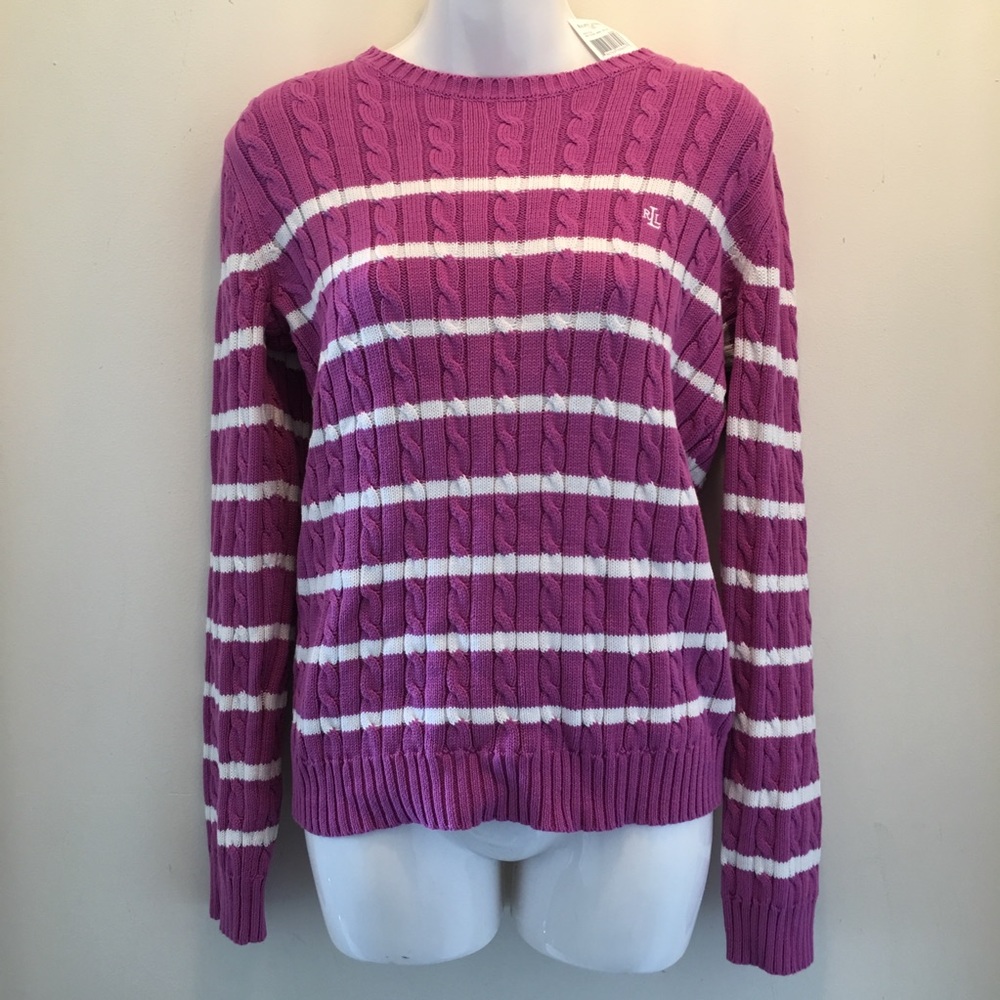 NWT Ralph Lauren Womens Crewneck Sweater  M